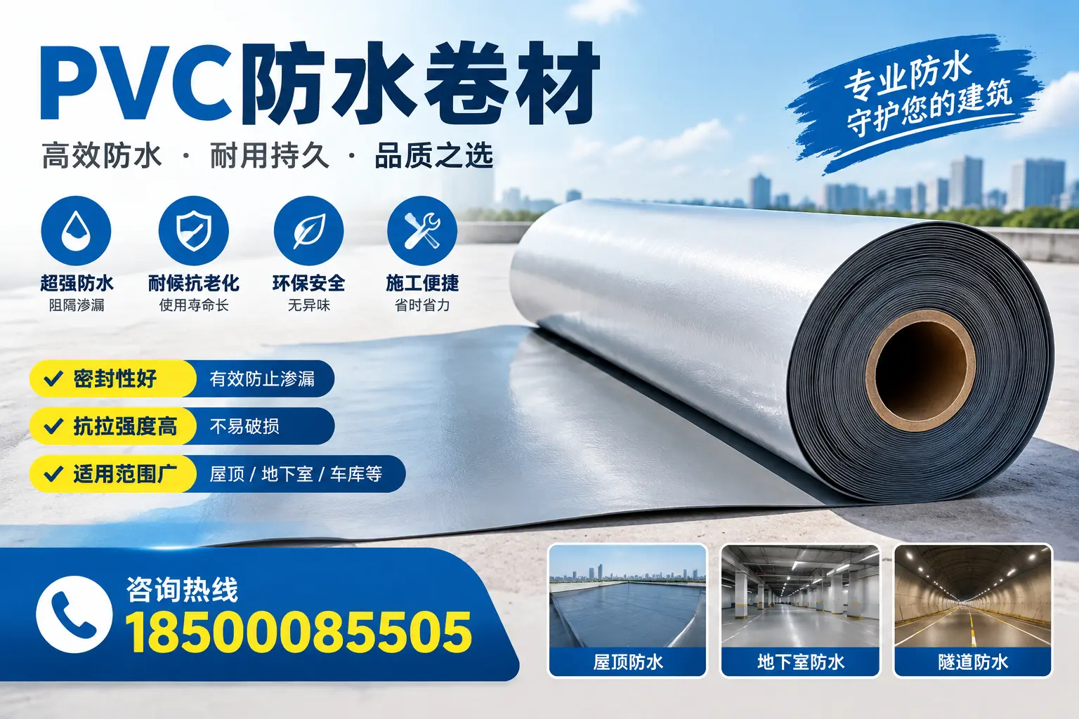 在万宁选择PVC防水卷材的五大关键因素，助您做出明智决策
